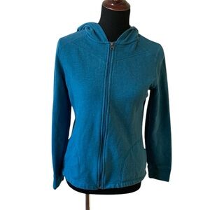 Tek Gear Blue Athletic Hooded Zip-Up Jacket Women’s Size Medium